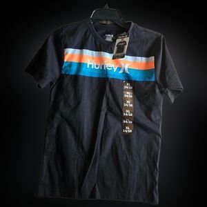 NWT Hurley Black Tee Youth